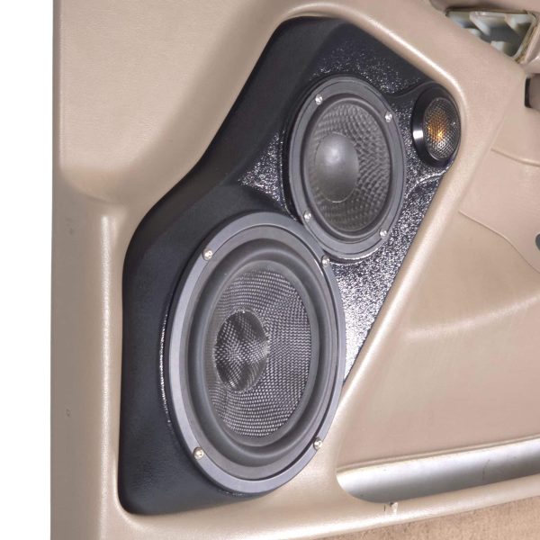 Custom Speaker Pods - Flangeless 6.5″ and 4″ + Tweeter Front Door Speaker Pods for the 2000-2006 Chevrolet Avalanche, Tahoe, Suburban, Silverado, GMC Yukon, Sierra & Cadillac Escalade