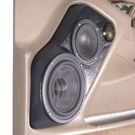 Custom Speaker Pods - Flangeless 6.5″ and 4″ + Tweeter Front Door Speaker Pods for the 2000-2006 Chevrolet Avalanche, Tahoe, Suburban, Silverado, GMC Yukon, Sierra & Cadillac Escalade