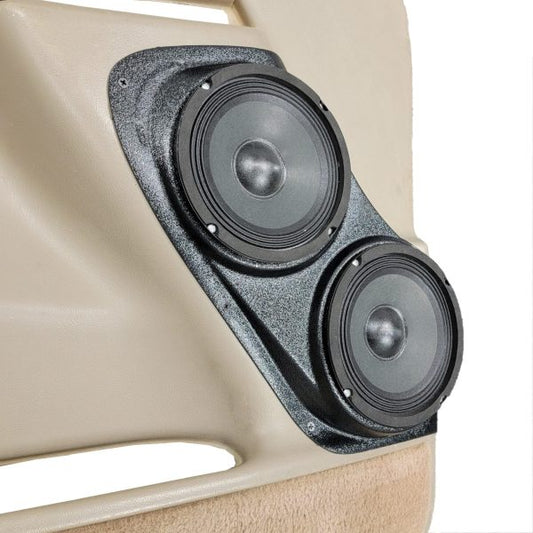 Custom Speaker Pods - Dual 6.5″ Front Door Speaker Pods for the 2000-2006 Chevrolet Avalanche, Tahoe, Suburban, Silverado, GMC Yukon, Sierra & Cadillac Escalade