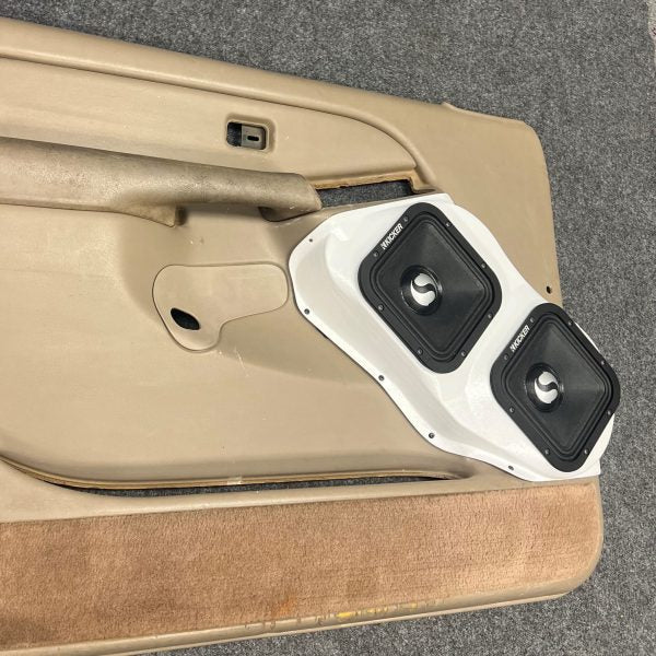 Pasgemaakte Luidsprekerpeule - Dubbele 7″ Voordeurluidsprekerpeule vir die 2000-2006 Chevrolet Avalanche, Tahoe, Suburban, Silverado, GMC Yukon, Sierra &amp; Cadillac Escalade
