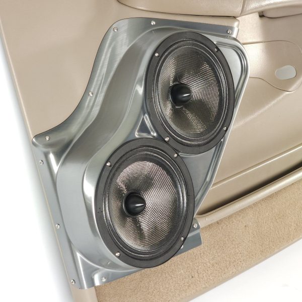 Custom Speaker Pods - Dual 8″ Front Door Speaker Pods for the 2000-2006 Chevrolet Avalanche, Tahoe, Suburban, Silverado, GMC Yukon, Sierra & Cadillac Escalade