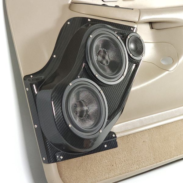 Custom Speaker Pods - Dual 6.5″ + 3.5″ Front Door Speaker Pods for the 2000-2006 Chevrolet Avalanche, Tahoe, Suburban, Silverado, GMC Yukon, Sierra & Cadillac Escalade