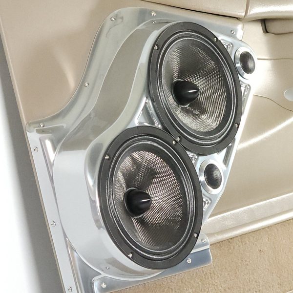Custom Speaker Pods - Dual 8″ + Dual Tweeter Front Door Speaker Pods for the 2000-2006 Chevrolet Avalanche, Tahoe, Suburban, Silverado, GMC Yukon, Sierra & Cadillac Escalade