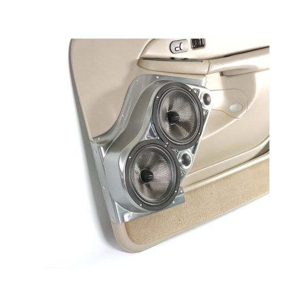 Custom Speaker Pods - Dual 8″ + Dual Tweeter Front Door Speaker Pods for the 2000-2006 Chevrolet Avalanche, Tahoe, Suburban, Silverado, GMC Yukon, Sierra & Cadillac Escalade