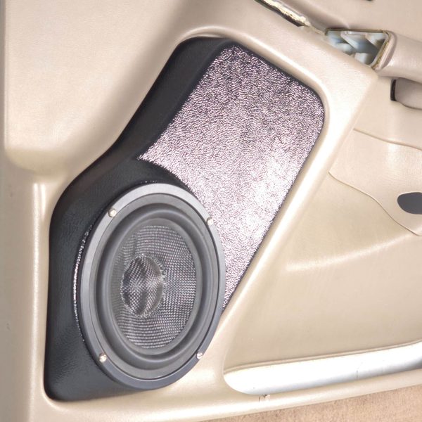 Custom Speaker Pods - Flangeless 6.5″ Front Door Speaker Pods for the 2000-2006 Chevrolet Avalanche, Tahoe, Suburban, Silverado, GMC Yukon, Sierra & Cadillac Escalade