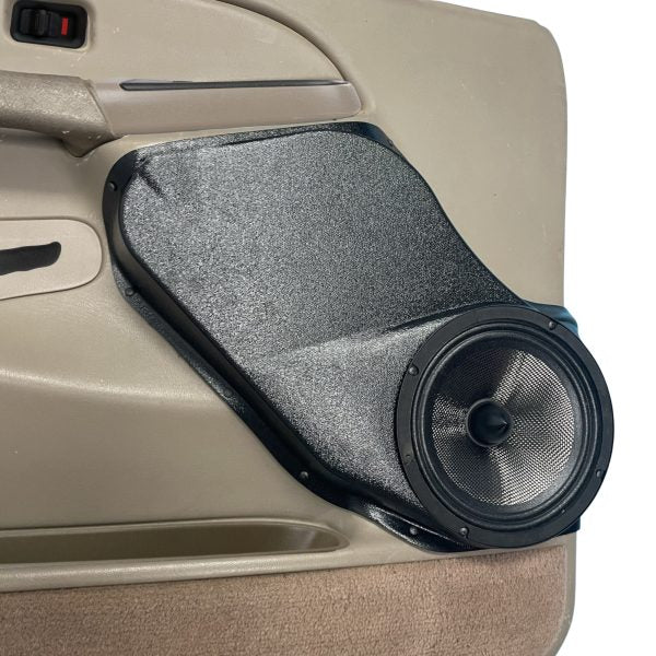 Custom Speaker Pods - 8″ Front Door Speaker Pods for the 2000-2006 Chevrolet Avalanche, Tahoe, Suburban, Silverado, GMC Yukon, Sierra & Cadillac Escalade