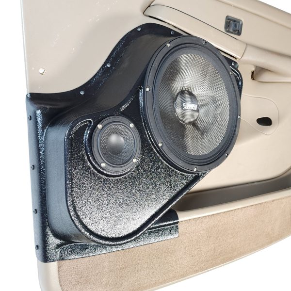 Custom Speaker Pods -  10″ + 3.5″ Front Door Speaker Pods for the 2000-2006 Chevrolet Avalanche, Tahoe, Suburban, Silverado, GMC Yukon, Sierra & Cadillac Escalade