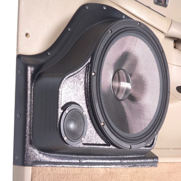 Custom Speaker Pods - 12″ + 3.5″ Front Door Speaker Pods for the 2000-2006 Chevrolet Avalanche, Tahoe, Suburban, Silverado, GMC Yukon, Sierra & Cadillac Escalade