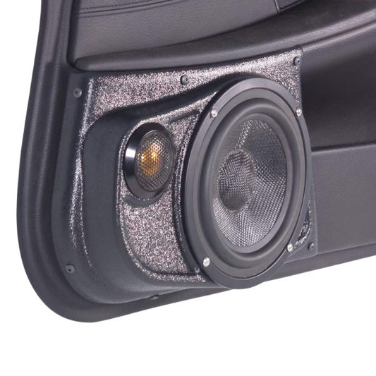 Custom Speaker Pods - 6.5″ + 2″ Lower Front Door Speaker Pods for the 2004-2007 BMW 5 Series