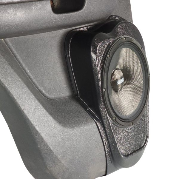 Pasgemaakte Luidsprekerpeule - 10″ Luidsprekerpeule vir die Agterdeur van 'n 07-14 GM Volgrootte Bakkie Boonste Handvatsel