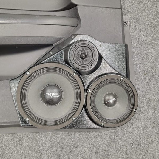 Pasgemaakte luidsprekerpeule - 8″ en 6.5″ en 3.5″ luidsprekerpeule vir die voordeur van 'n 08-10 Chrysler 300C 