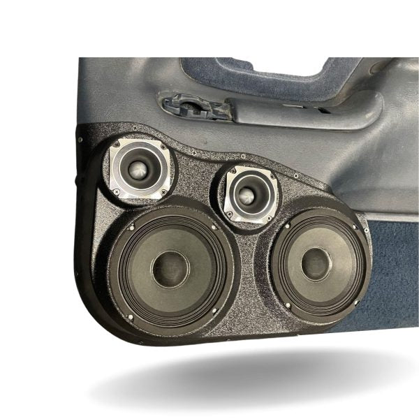 Custom Speaker Pods - Dual 6.5″ and Dual Tweeter Speaker Pods for the Front Door of a 95-99 GM Full Size Truck