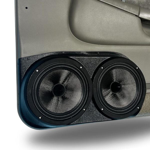 Custom Speaker Pods - Dual 8″ Speaker Pods for the Front Door of a 98-04 GM Midsize Pickup & SUV
