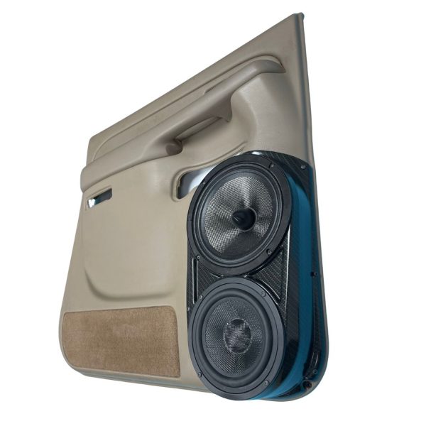 Custom Speaker Pods - 8″+ 6.5″ Rear Door Speaker Pods for 2000-2006 Chevrolet Avalanche, Silverado, Tahoe, Suburban & GMC Yukon, Sierra & Cadillac Escalade