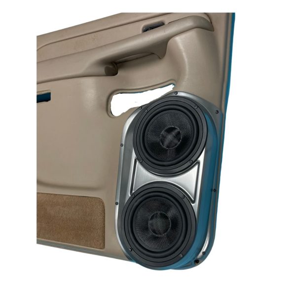 Custom Speaker Pods - Dual 6.5″ Rear Door Speaker Pods for 2000-2006 Chevrolet Avalanche, Silverado, Tahoe, Suburban & GMC Yukon, Sierra & Cadillac Escalade