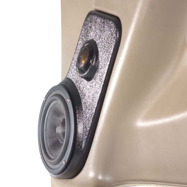 Custom Speaker Pods - Flangeless 6.5″ + 2″ Tweeter Front Door Speaker Pods for the 2000-2006 Chevrolet Avalanche, Tahoe, Suburban, Silverado, GMC Yukon, Sierra & Cadillac Escalade