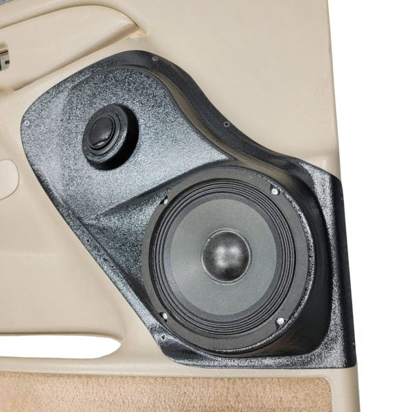 Pasgemaakte Luidsprekerpeule - 6.5″ + Tweeter Voordeurluidsprekerpeule vir die 2000-2006 Chevrolet Avalanche, Tahoe, Suburban, Silverado, GMC Yukon, Sierra &amp; Cadillac Escalade 
