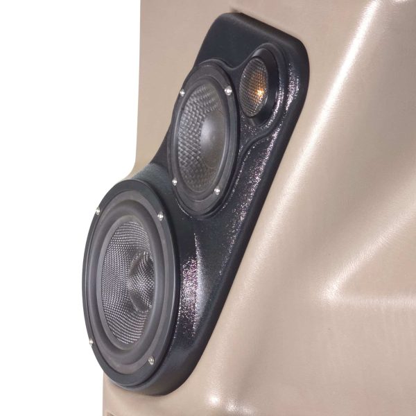 Custom Speaker Pods - Flangeless 6.5″ and 4″ + Tweeter Front Door Speaker Pods for the 2000-2006 Chevrolet Avalanche, Tahoe, Suburban, Silverado, GMC Yukon, Sierra & Cadillac Escalade