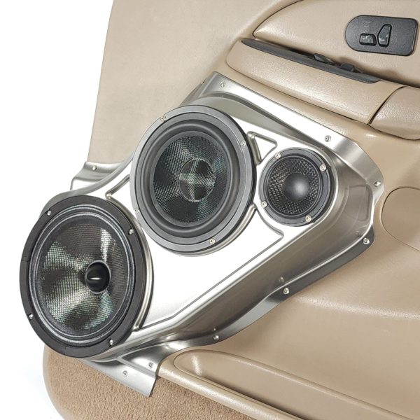 Custom Speaker Pods - 8″ + 6.5″ + 3.5″ Front Door Speaker Pods for the 2000-2006 Chevrolet Avalanche, Tahoe, Suburban, Silverado, GMC Yukon, Sierra & Cadillac Escalade