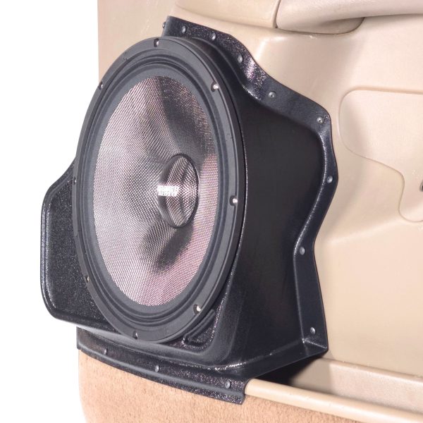 Custom Speaker Pods -  12″ Front Door Speaker Pods for the 2000-2006 Chevrolet Avalanche, Tahoe, Suburban, Silverado, GMC Yukon, Sierra & Cadillac Escalade