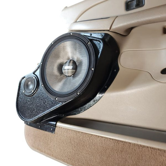 Custom Speaker Pods -  10″ + 3.5″ Front Door Speaker Pods for the 2000-2006 Chevrolet Avalanche, Tahoe, Suburban, Silverado, GMC Yukon, Sierra & Cadillac Escalade