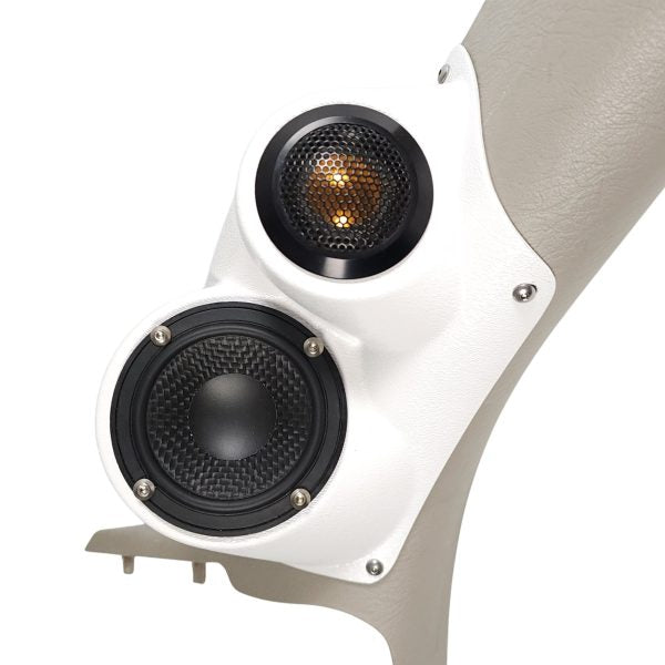 Custom Speaker Pods - 3.5″ and Tweeter Speaker Pods for the A-Pillar of a 02-08 Dodge Ram-Dodge Ram