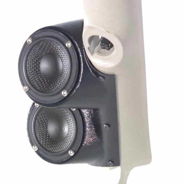 Custom Speaker Pods - Dual 3.5″ A-Pillar Speaker Pods for 2007-2013 Chevrolet Silverado, GMC Sierra, 2007-2014 Chevrolet Avalanche, Tahoe, Suburban, GMC Yukon & Cadillac Escalade