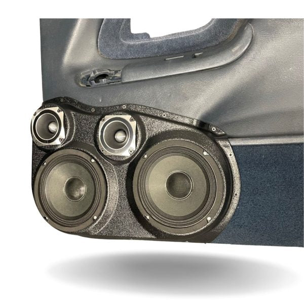 Custom Speaker Pods - Dual 6.5″ and Dual Tweeter Speaker Pods for the Front Door of a 95-99 GM Full Size Truck