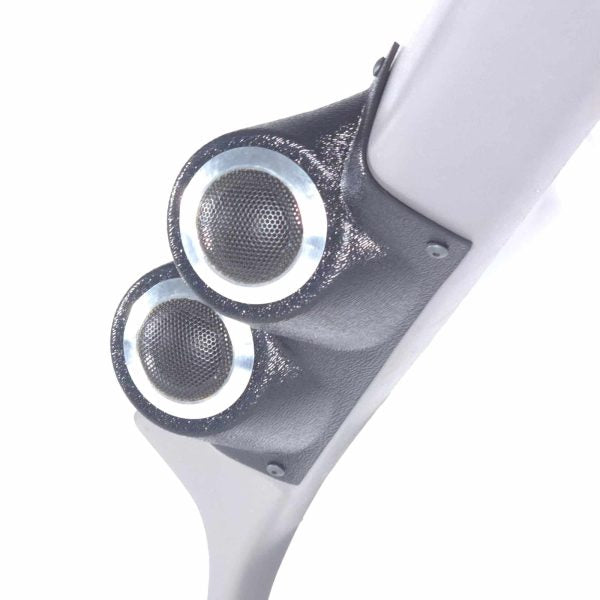 Custom Speaker Pods - Dual 2″ Lower A-Pillar Speaker Pods for the 1998-2012 Ford Ranger