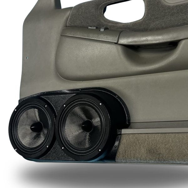 Custom Speaker Pods - Dual 8″ Speaker Pods for the Front Door of a 98-04 GM Midsize Pickup & SUV