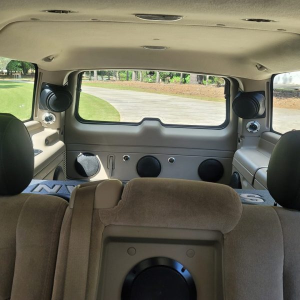 Custom Speaker Pods - 6.5″ D-Pillar Speaker Pods Speaker Pods for the 2000-2006 Chevrolet Avalanche, Tahoe, Suburban, GMC Yukon, & Cadillac Escalade
