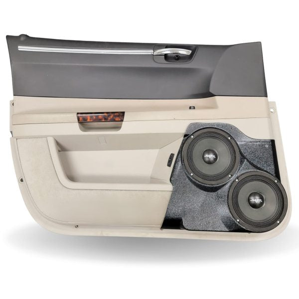 Pasgemaakte Luidsprekerpeule - Dubbele 6.5″ Luidsprekerpeule vir die Voordeur van 'n 05-07 Chrysler 300C 