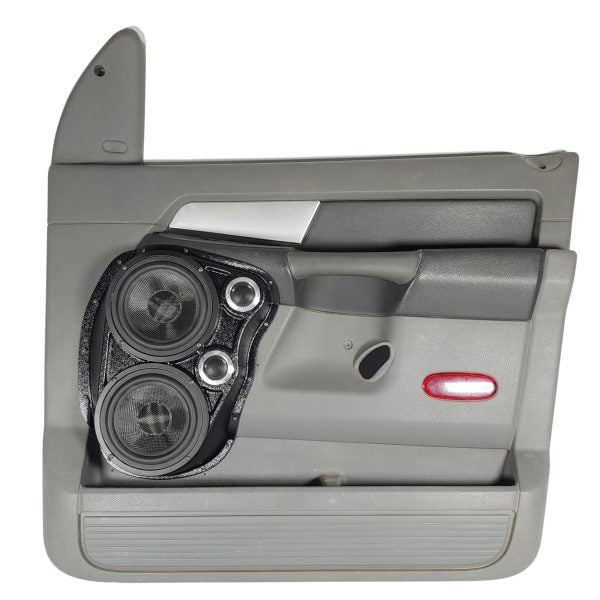 Custom Speaker Pods - Dual 6.5″ and Dual Tweeter Speaker Pods for the Front Door of a 06-08 Dodge Ram
