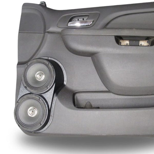 Custom Speaker Pods - Dual 6.5″ Front Door Speaker Pods for the 2010-2013 Chevrolet Silverado, GMC Sierra, 2010-2014 Chevrolet Avalanche, Tahoe, Suburban, GMC Yukon & Cadillac Escalade *UPPER HANDLE*