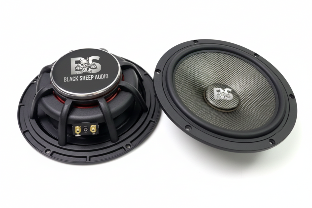 Black Sheep Audio | 8.75SQ | 8" Carbon Fiber Mid