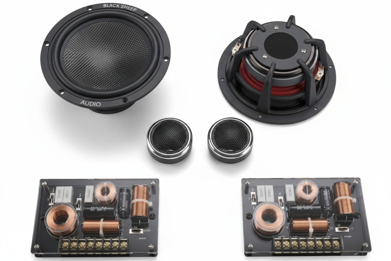 Black Sheep Audio | BSA-6.52SQ | 6.5" SQ 2 Way Kit | 200w Rms