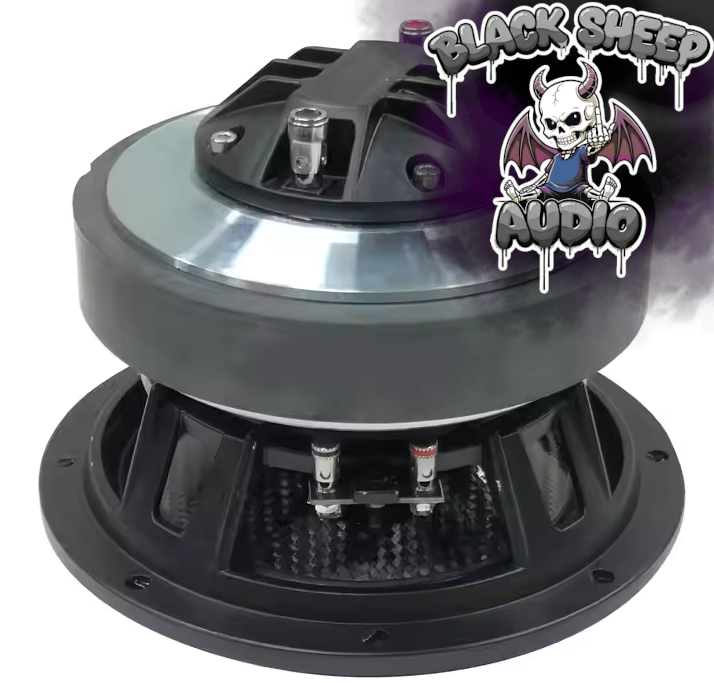 Black Sheep Audio  | 6.5" | 200rms Carbon Cone coaxial | w 2 Inch Driver