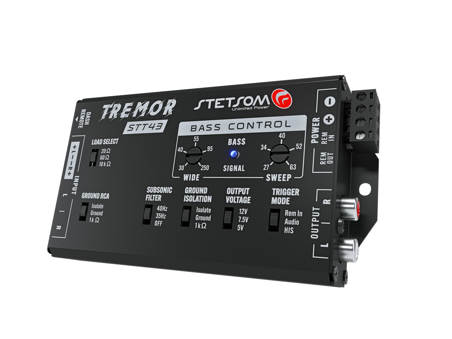 Stetsom | STT43 Tremor PRO | Bass Restoration Digital Processor with Bass knob