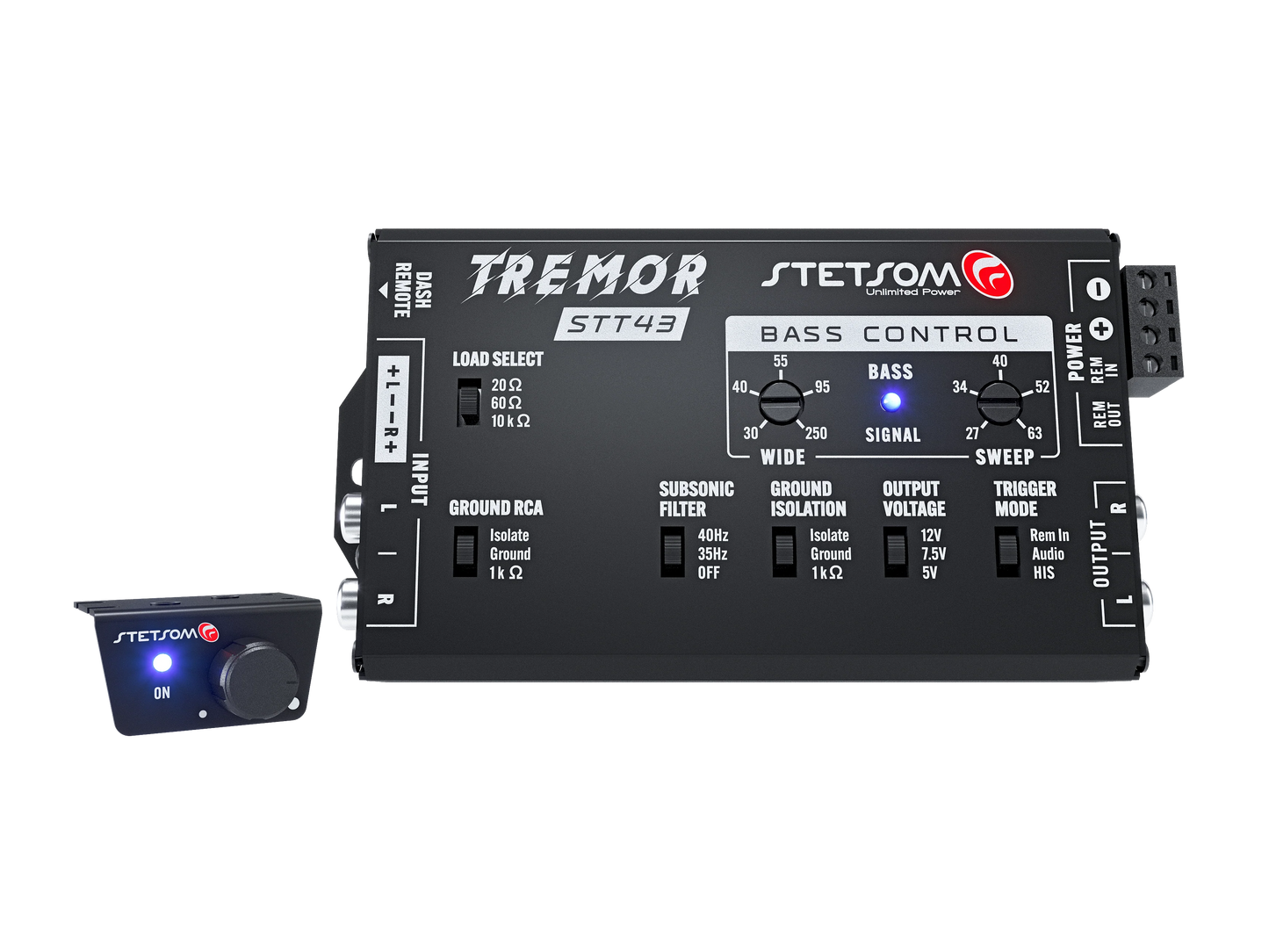 Stetsom | STT43 Tremor PRO | Bass Restoration Digital Processor with Bass knob