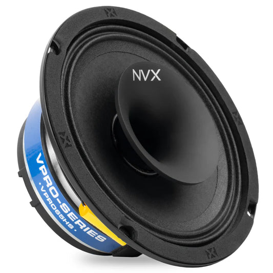 NVX - VPRO65HS 350W Peak (175W RMS) 6.5" V-Series Pro Shallow 2-Way Coaxial Loudspeaker with Horn Tweeter