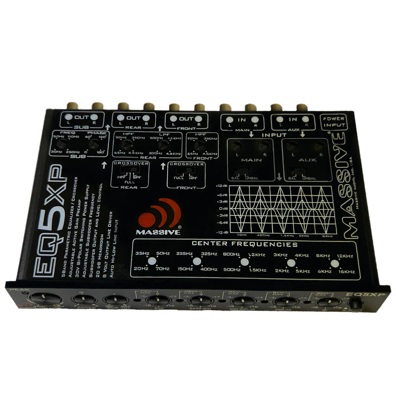 Massive Audio - EQ5 - 5 Band Car Audio Graphic Equalizer image 4