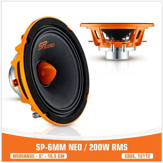 SP Audio - SP 6MM NEO MIDRANGE EXTREME 6,5"/16,5CM NEO MAGNET 200W RMS image 0