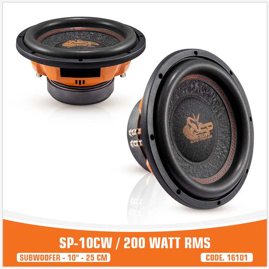 SP Audio - SP 10CW ENTRY LEVEL SUBWOOFER 10"/25CM 200W RMS image 0