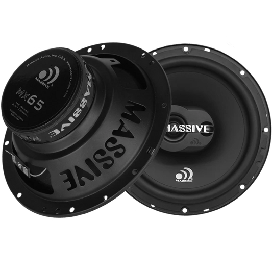 Massive Audio -MX65V2 - 6.5" 2-Way 60 Watts RMS Coaxial Speakers image 0