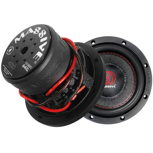 Massive Audio - SUMMO64XL - 6.5" 150 Watts RMS DUAL 4 Ohm, 1.5" V.C. Subwoofer image 0