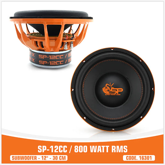 SP Audio - SP 12CC SUBWOOFER 12"/30CM 800W RMS image 0