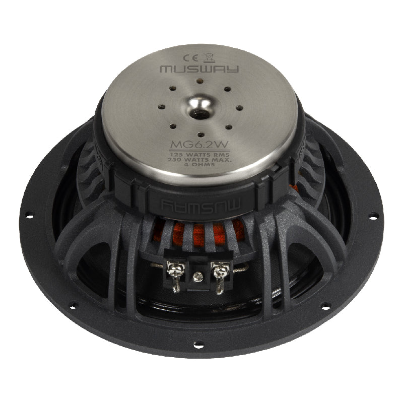 Musway - MG6.2W - 6.5" MG Series 125W RMS 4 Ohms, Active 2-way Component System image 2