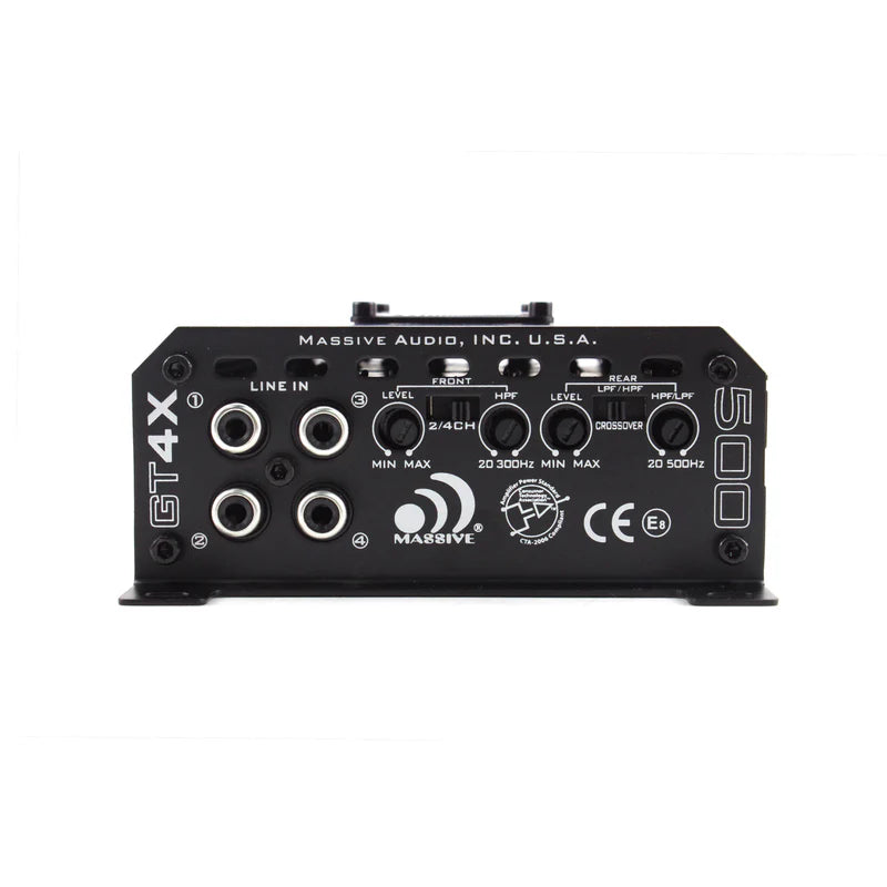 Massive Audio - GT4X - 480W RMS 4 Channel Full Range Amp image 3