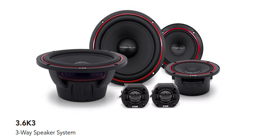 ESB Audio - 3.6K3 -  3000 Series - 3 way Speaker system (Active) No crossovers image 0
