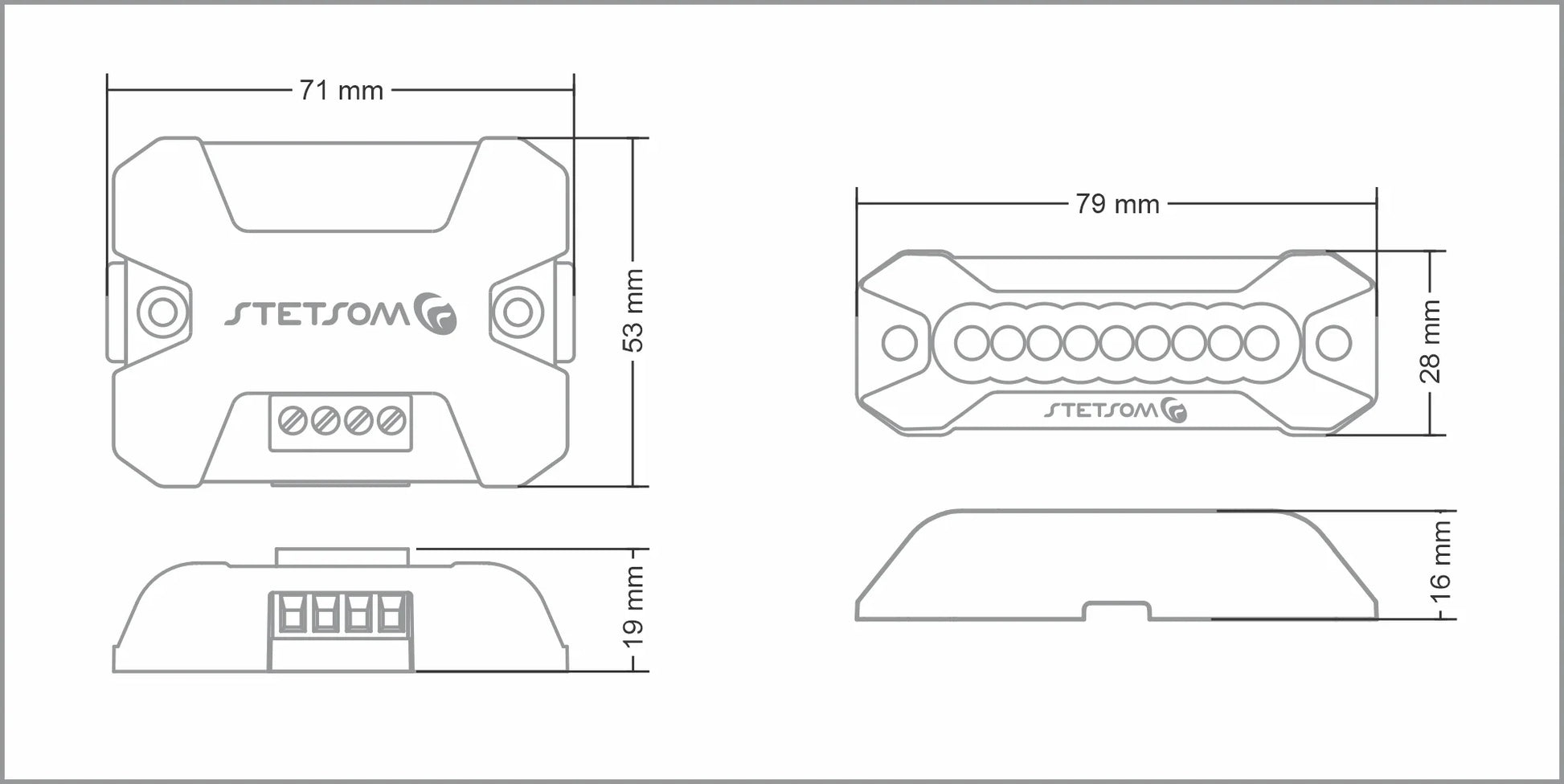 Stetsom STROBO STR04 - 1 central unit + 4 headlights, app-controlled image 9